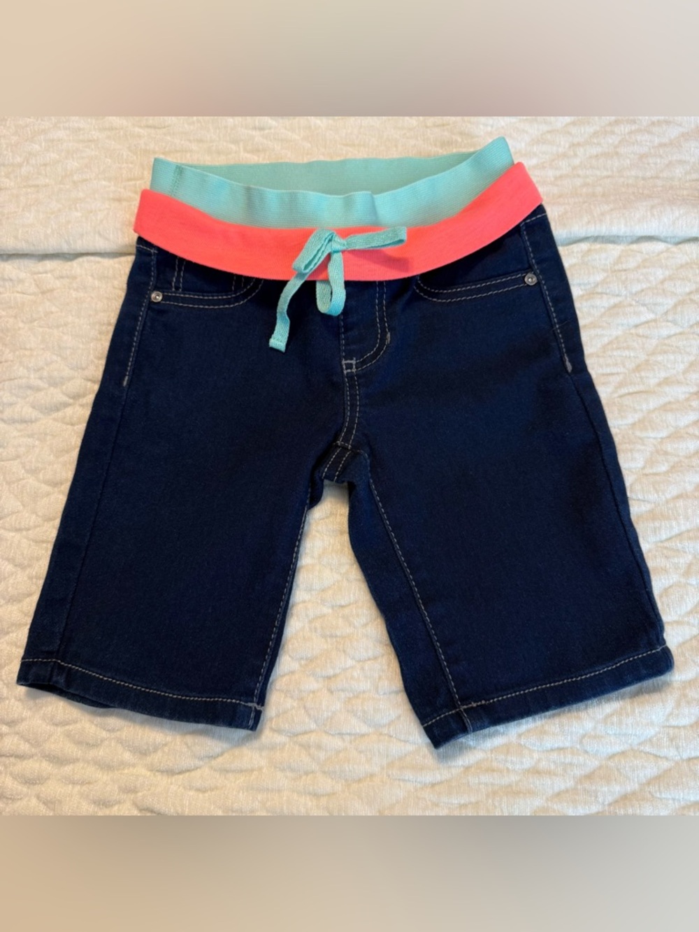 So Jegging Bermuda Length Shorts Kids Size 7 Soft Comfy Stretchy